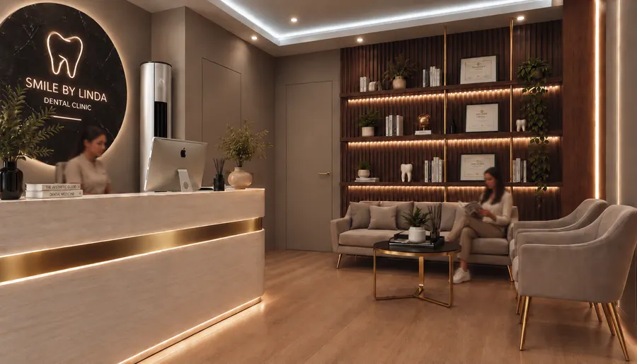Reception of the Smile by Linda dental clinic, Tirana